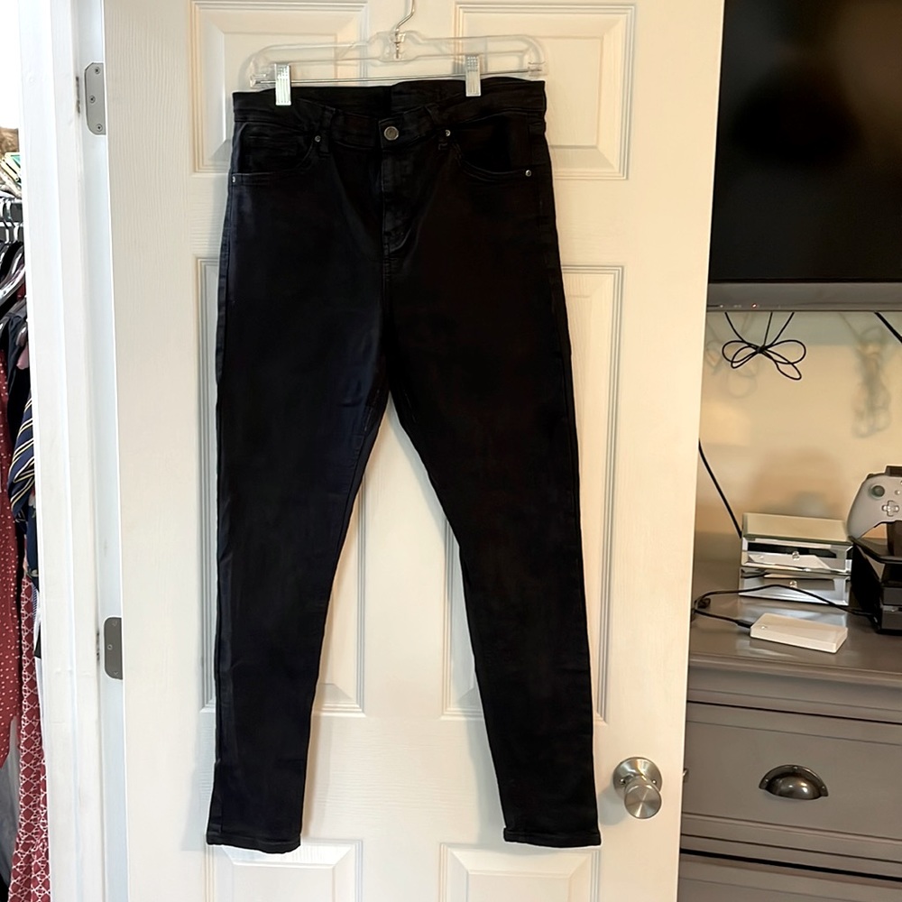 Top shop black skinny jeans W32 L32 . Great condition